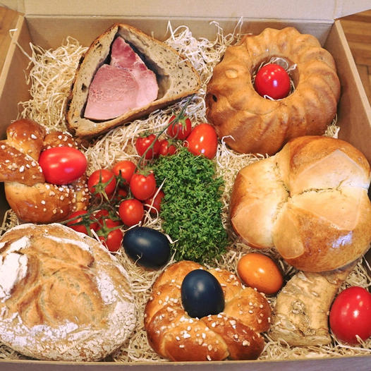 Osterschinken im Brot