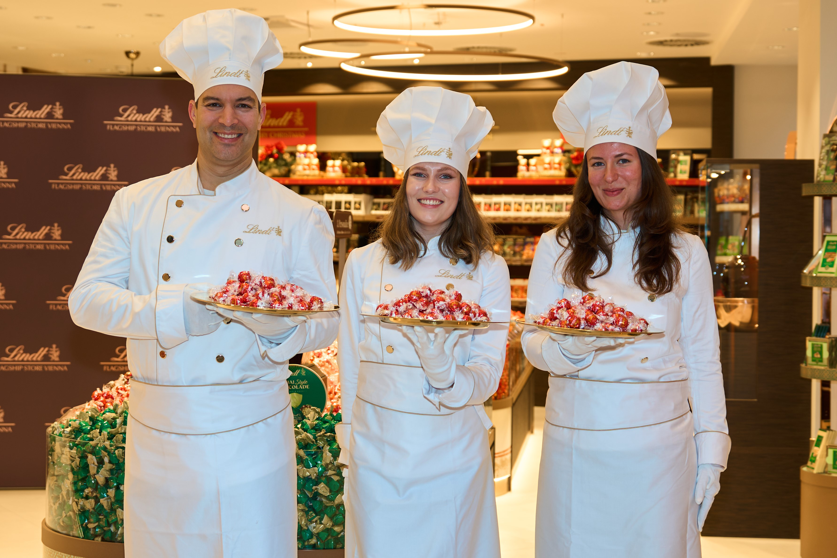 Maîtres Chocolatier im Lindt & Sprüngli Flagship Store I © Philipp Lipiarski